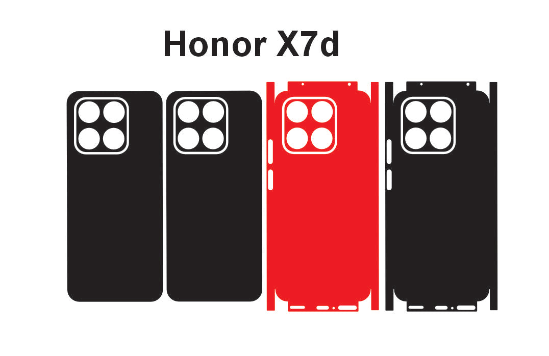 Honor x9D & x7D Skin Vector Template Cut Files Svg Dxf Eps