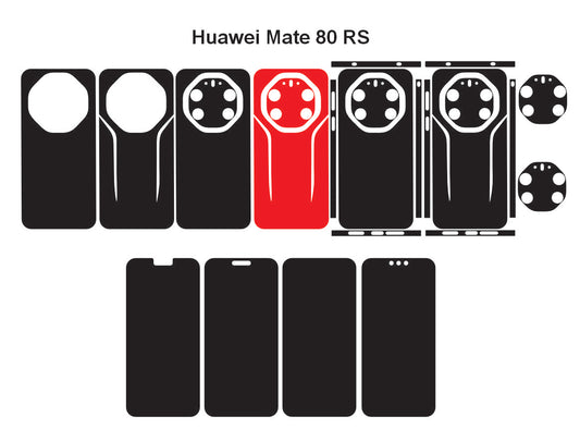 Huawei Mate 80,Pro & Rs Skin Vector Template Cut Files Svg Dxf Eps