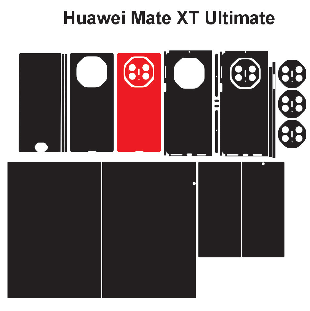 Huawei Mate xt Ultimate & Mate x7 Skin Vector Template Cut Files Svg Dxf Png