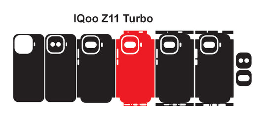 IQoo Z11 Turbo Skin Vector Template Cut Files Svg Dxf Png