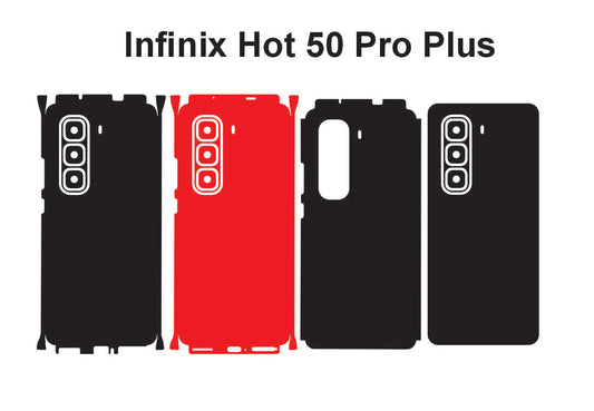 Infinix Hot 50 Pro Plus & 50 Pro Skin Vector Template Cut Files Svg Dxf Cdr