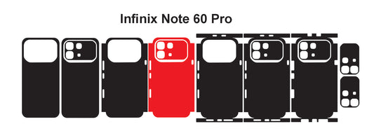 Infinix Note 60 Pro Skin Vector Template Cut Files Svg Dxf Png Instant Digital
