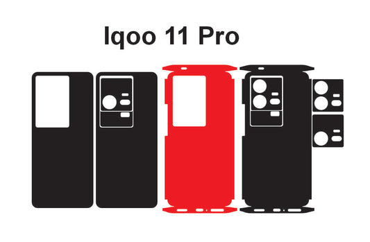 Vivo IQOO Neo 11 & 11 Pro Skin Vector Template Cut files Svg Dxf Eps