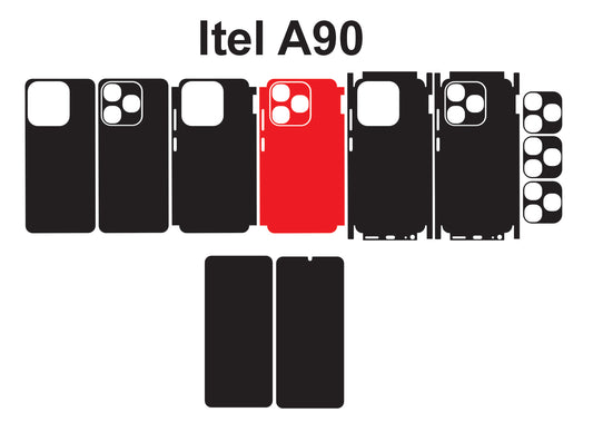 Itel A90 Skin Vector Template Cut Files Svg Dxf Eps