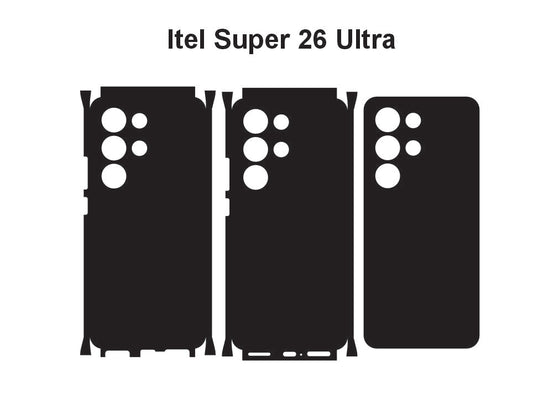 Itel super 26 ultra & S25 Ultra Skin Vector Template Cut Files Svg Dxf Png