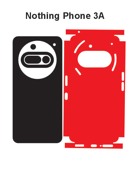 Nothing Phone 3a Pro & 3a Skin Vector Template Cut Files Svg Dxf Eps