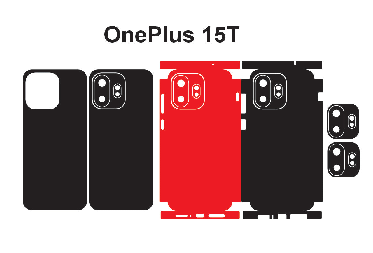 Oneplus 15t Skin Vector Template Cut Files Svg Dxf Png
