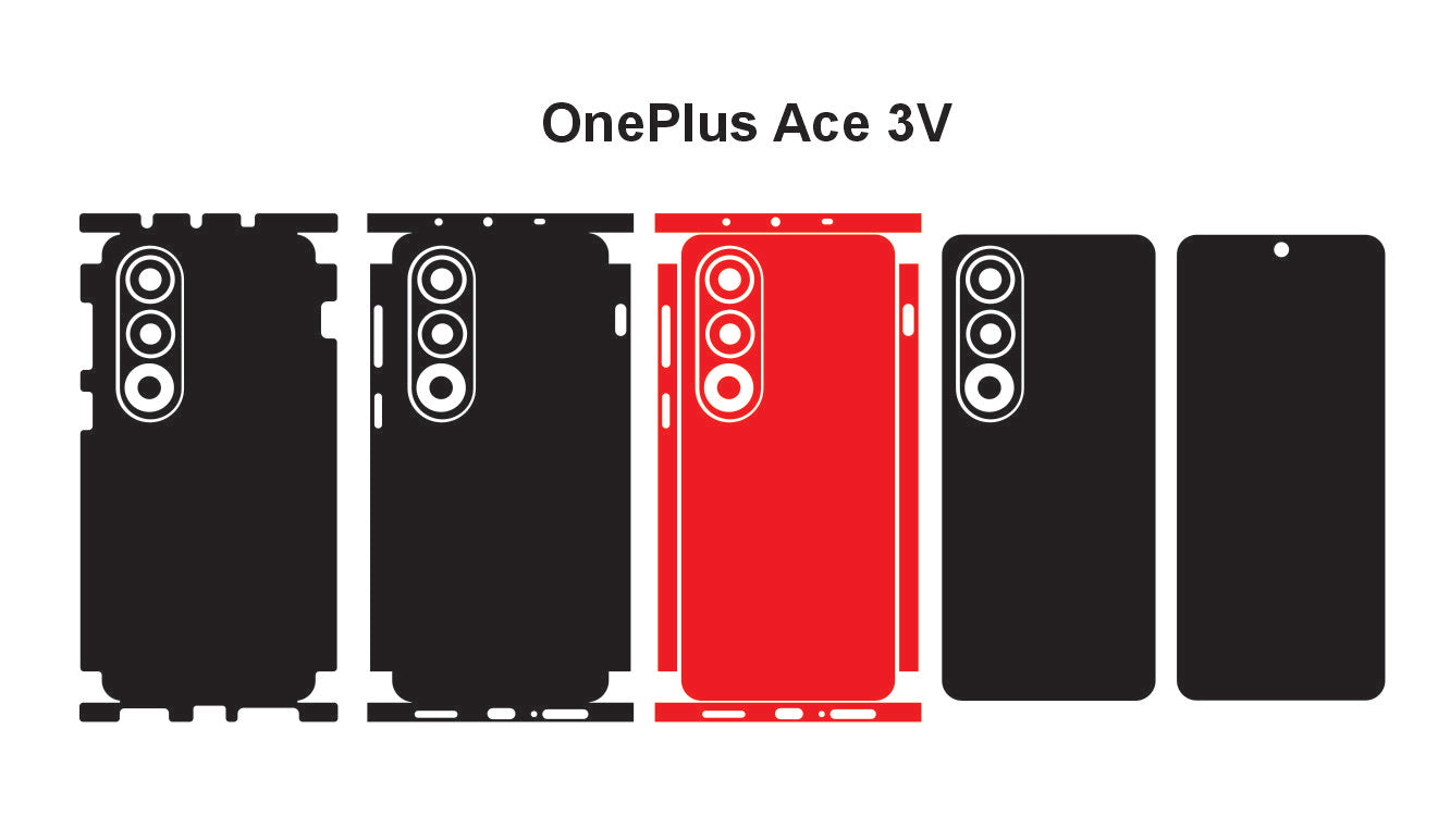OnePlus Nord 4 & Ace 3V 5g Skin Vector Template Cut Files Svg Dxf Eps