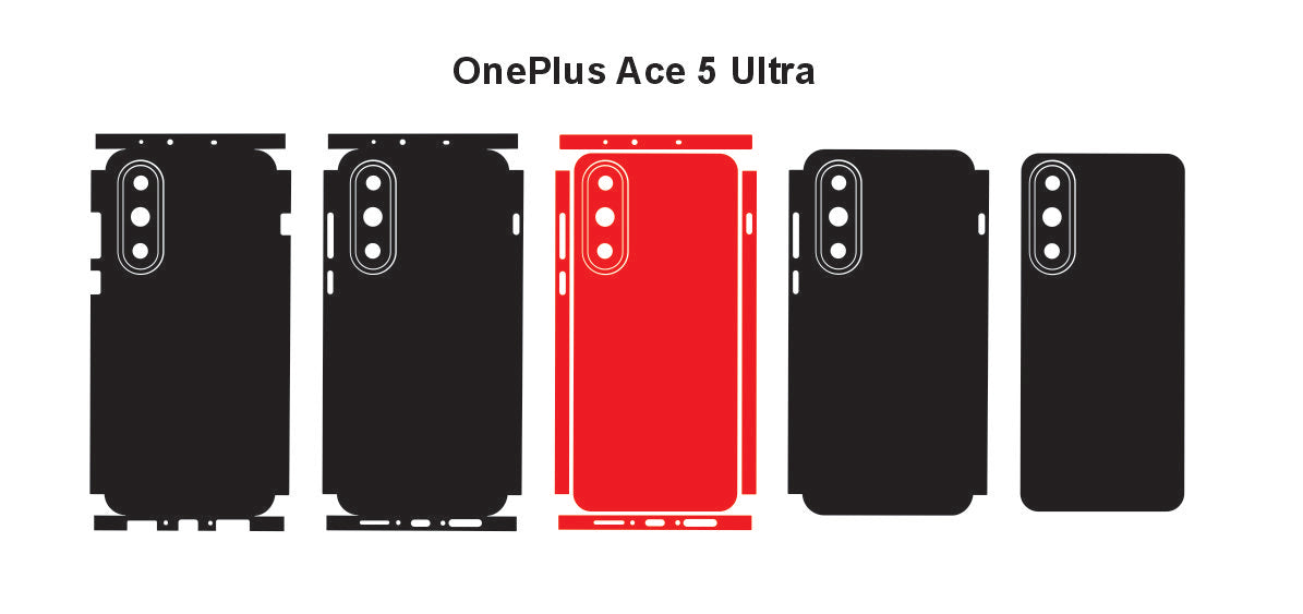 OnePlus Ace 5 Racing & Ace 5 Ultra Skin Vector Template Cut Files Svg Dxf Png