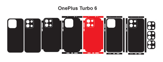 OnePlus Turbo 6 Skin Vector Template Cut Files Svg Dxf Eps