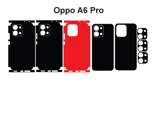 Oppo A6 Pro & A5 Pro Skin Vector Template Cut Files Svg Dxf