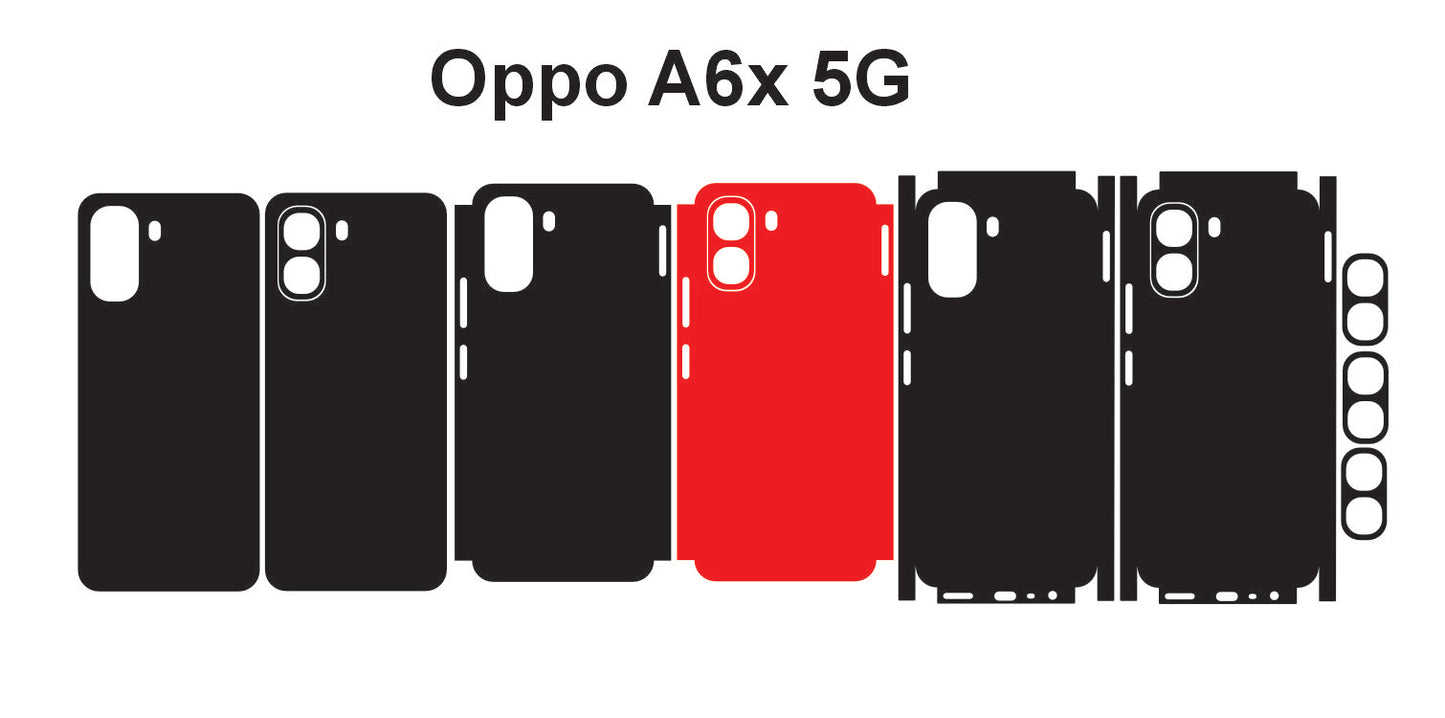Oppo Reno 15 Pro Max & A6x 5g Skin Vector Template Cut Files Svg Dxf Eps