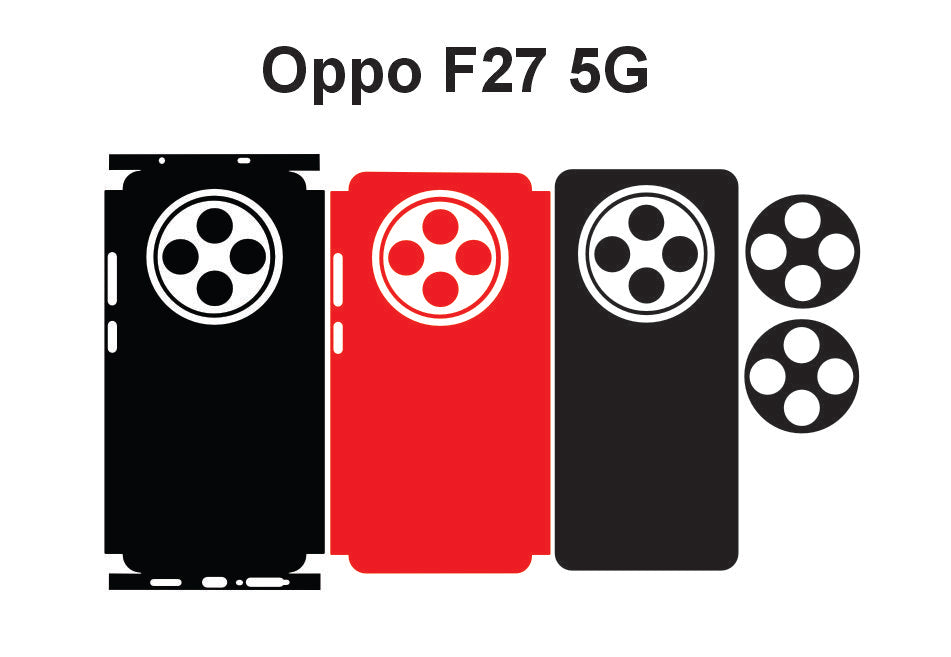 Oppo F27 5G & F27 Pro Plus Skin Vector Template Cut Files Svg Dxf Eps