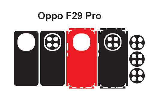 Oppo F29 Pro & F29 Skin Vector Template Cut Files Svg Dxf Eps