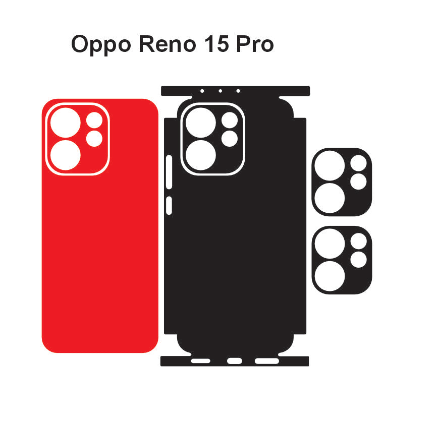 Oppo Reno 15 Pro & 15  Skin Vector Template Cut Files Svg Dxf Eps