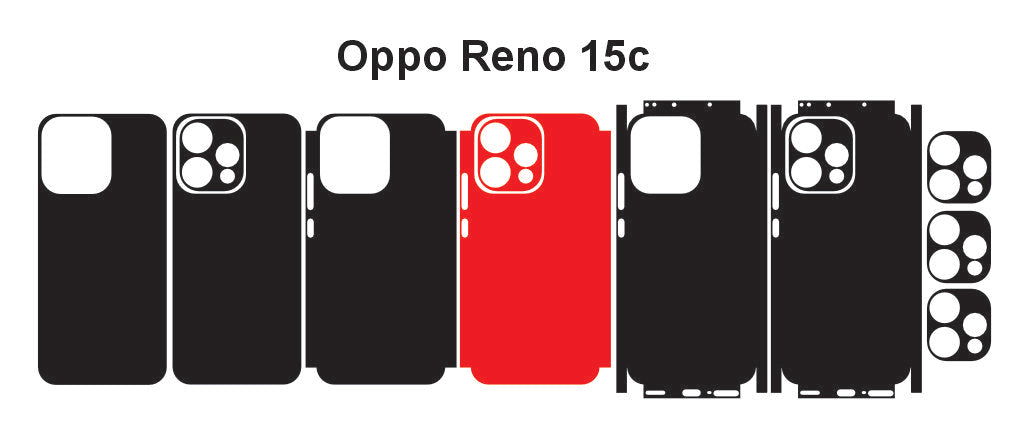 Oppo Reno 15c & 15f Skin Vector Template Cut Files Svg Dxf
