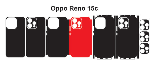 Oppo Reno 15c & 15f Skin Vector Template Cut Files Svg Dxf