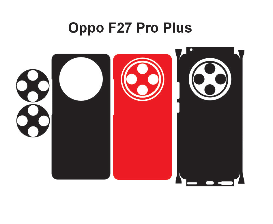 Oppo F27 5G & F27 Pro Plus Skin Vector Template Cut Files Svg Dxf Eps