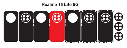 Realme 15 & 15 Lite 5g Skin Vector Template Cut Files Svg Dxf Png