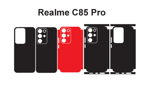 Realme C85 pro & 14 5g Skin Vector Template Cut Files Svg Dxf Eps