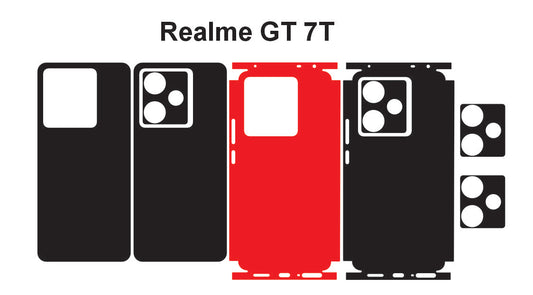 Realme GT 7t & Neo 7 Turbo Skin Vector Template Cut Files Dxf Svg Eps