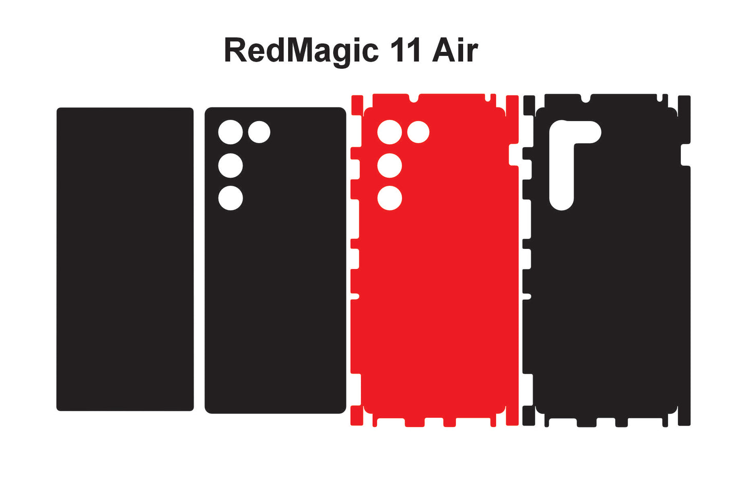 RedMagic Air 11 Skin Vector Template Cut Files (SVG, DXF, PNG)