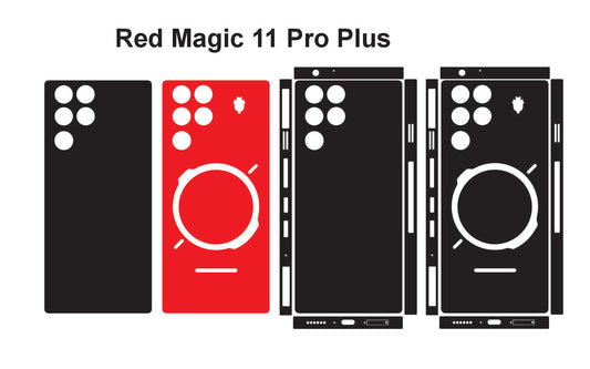 Red Magic 11 Pro Plus Skin Vector Template Cut Files Svg Dxf Png