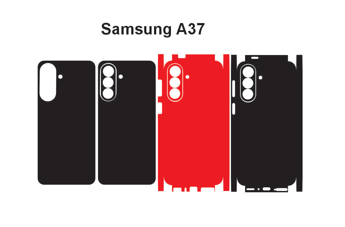 Samsung Galaxy A37 5g Skin Vector Template Cut Files SVG DXF PNG