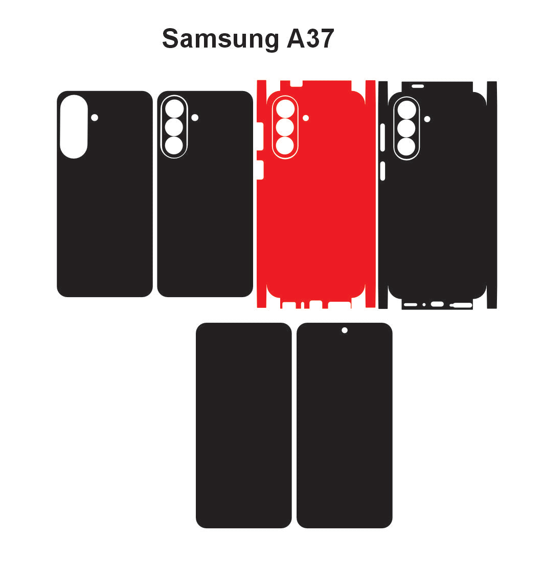 Samsung Galaxy A37 5g Skin Vector Template Cut Files SVG DXF PNG