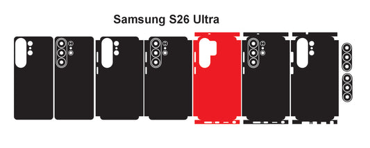 Samsung Galaxy S26 Ultra Skin Vector Template Cut Files Svg Dxf Png