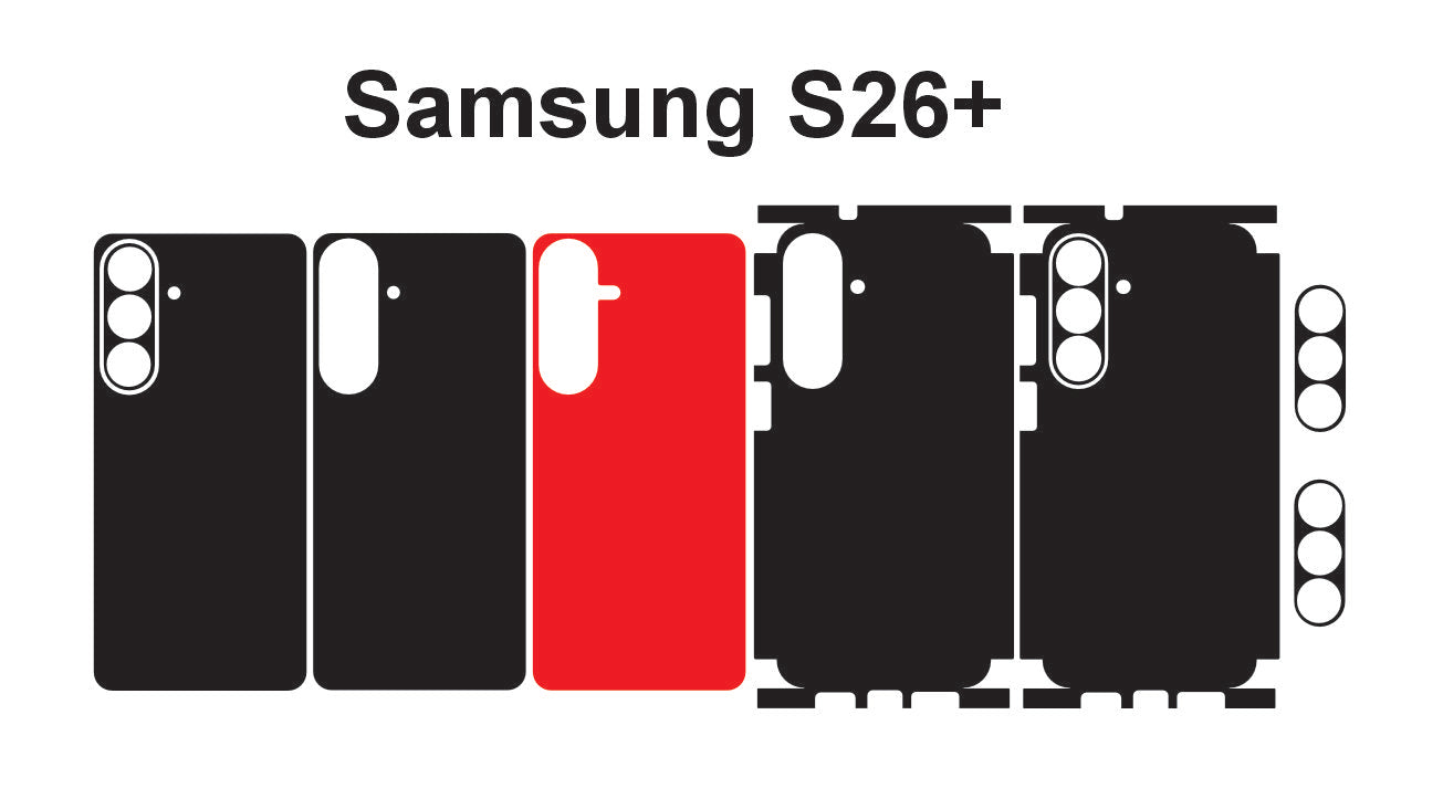 Samsung Galaxy S26 plus Skin Vector Template Cut Files Svg Dxf Png