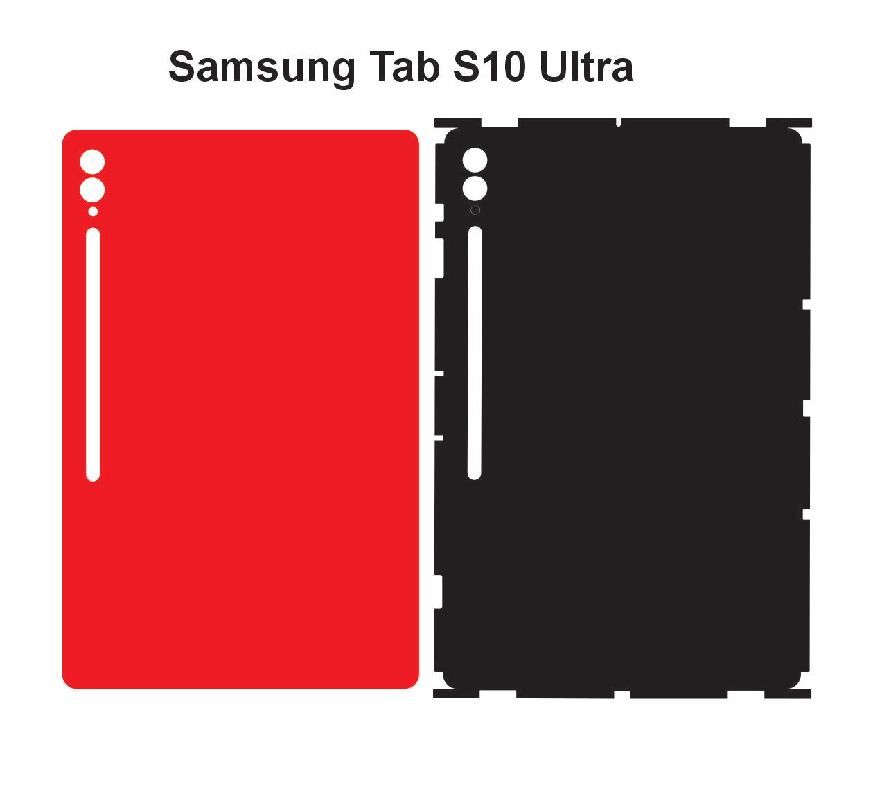 Samsung Galaxy Tab S10 Ultra Skin Vector Template Cut Files Svg Dxf Eps