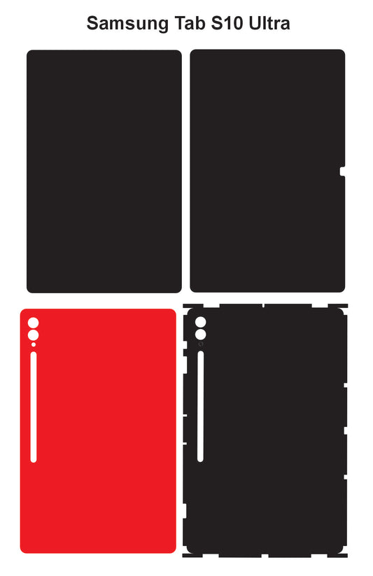 Samsung Galaxy Tab S10 Ultra Skin Vector Template Cut Files Svg Dxf Eps