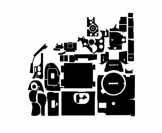 Sony Alpha A7 Mark IV Skin Vector Template Cut Files Svg Dxf Png