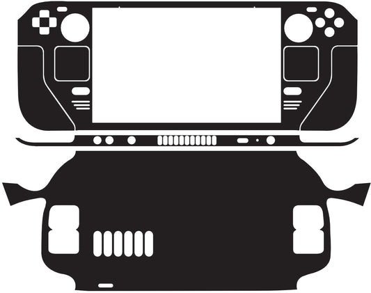 Steam Deck Skin Vector Template Cut files Svg Dxf