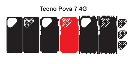 Tecno Pova 7 & Neo Skin Vector Template Cut Files Svg Dxf Png