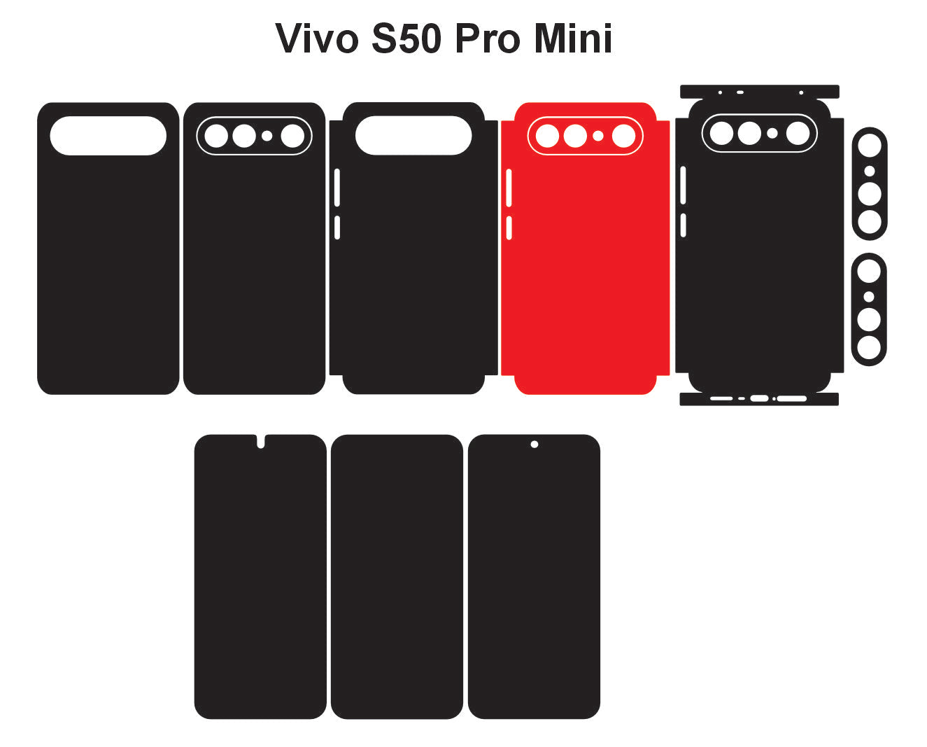 Bundle Pack Samsung Xiaomi Redmi Oppo Vivo Oneplus Google Apple Infinix Tecno Skin Vector Template Cut Files