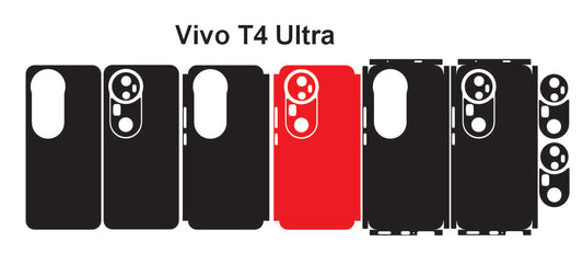 Vivo T4 Ultra & Pro Skin Vector Template Cut Files Svg Dxf Png