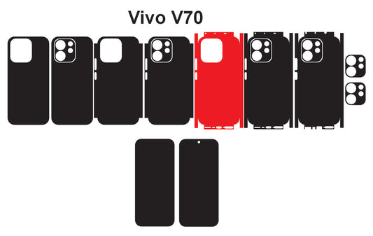 Vivo V70 & Elite Skin Vector Template Cut Files Svg Dxf Png