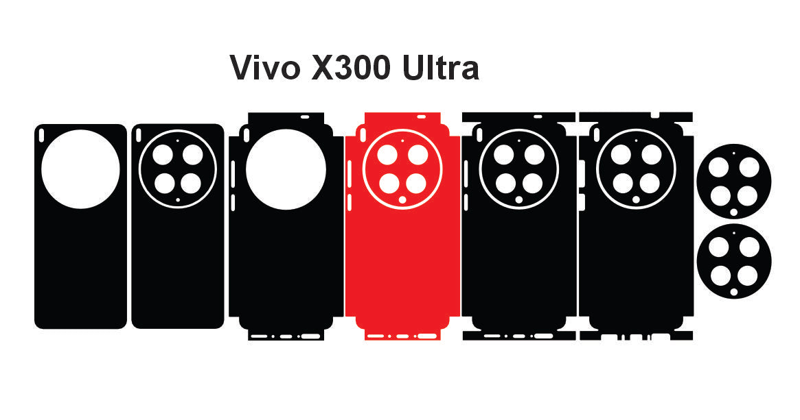 Vivo X300 Ultra Skin Vector Template Cut Files (SVG, DXF, EPS)