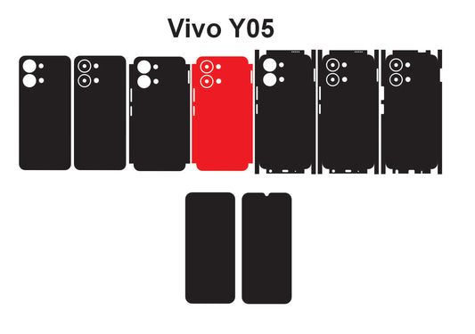Vivo Y05 Skin Vector Template Cut Files Svg Dxf Eps