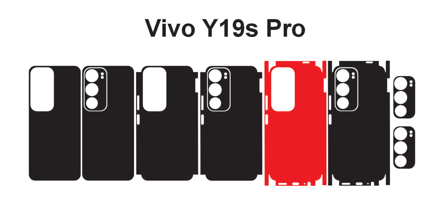Vivo Y19s Pro & iQoo Neo 10 Pro + Skin Vector Template Cut Files Svg Dxf