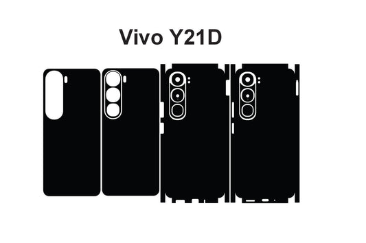 Vivo Y21D Skin Vector Template Cut Files Svg Dxf Png