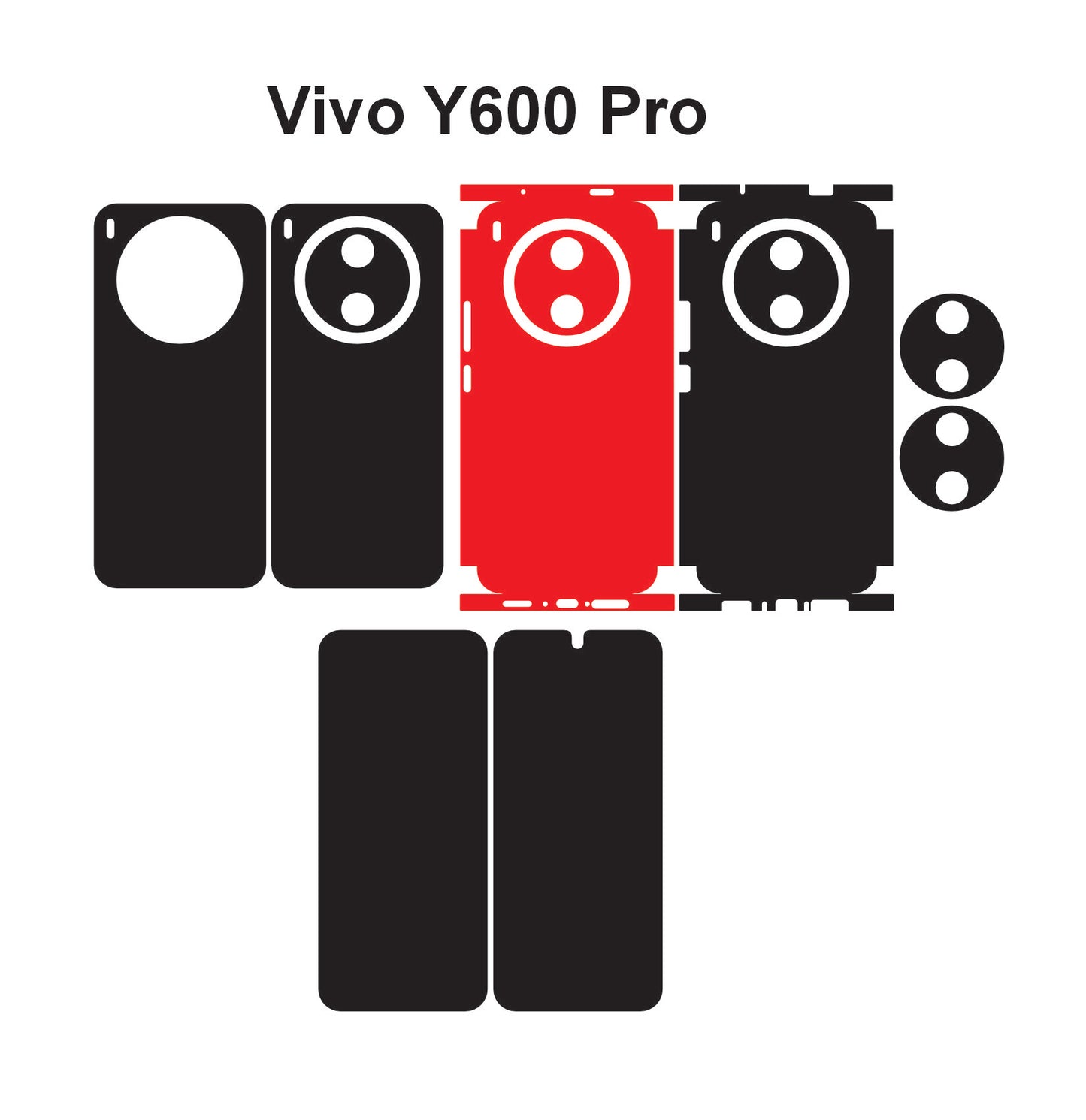 Vivo Y600 Pro Skin Vector Template Cut Files Svg Dxf Png Instant Digital