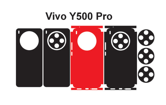 Vivo y500 Pro & 500 Skin Vector Template Cut Files Svg Dxf Eps
