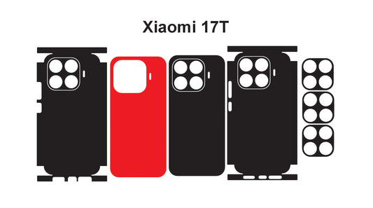 Xiaomi 17t Skin Vector Template Cut Files Svg Dxf Pdf Instant Digital
