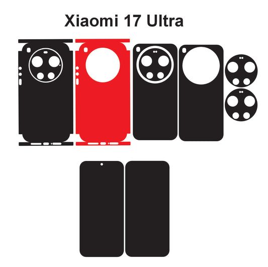 Xiaomi 17 Ultra Skin Vector Template Cut Files (SVG DXF PNG)