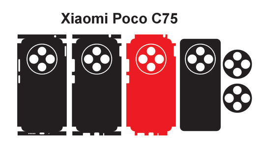 Redmi 14c & Poco C75 Skin Vector Template Cut Files Svg Dxf Eps