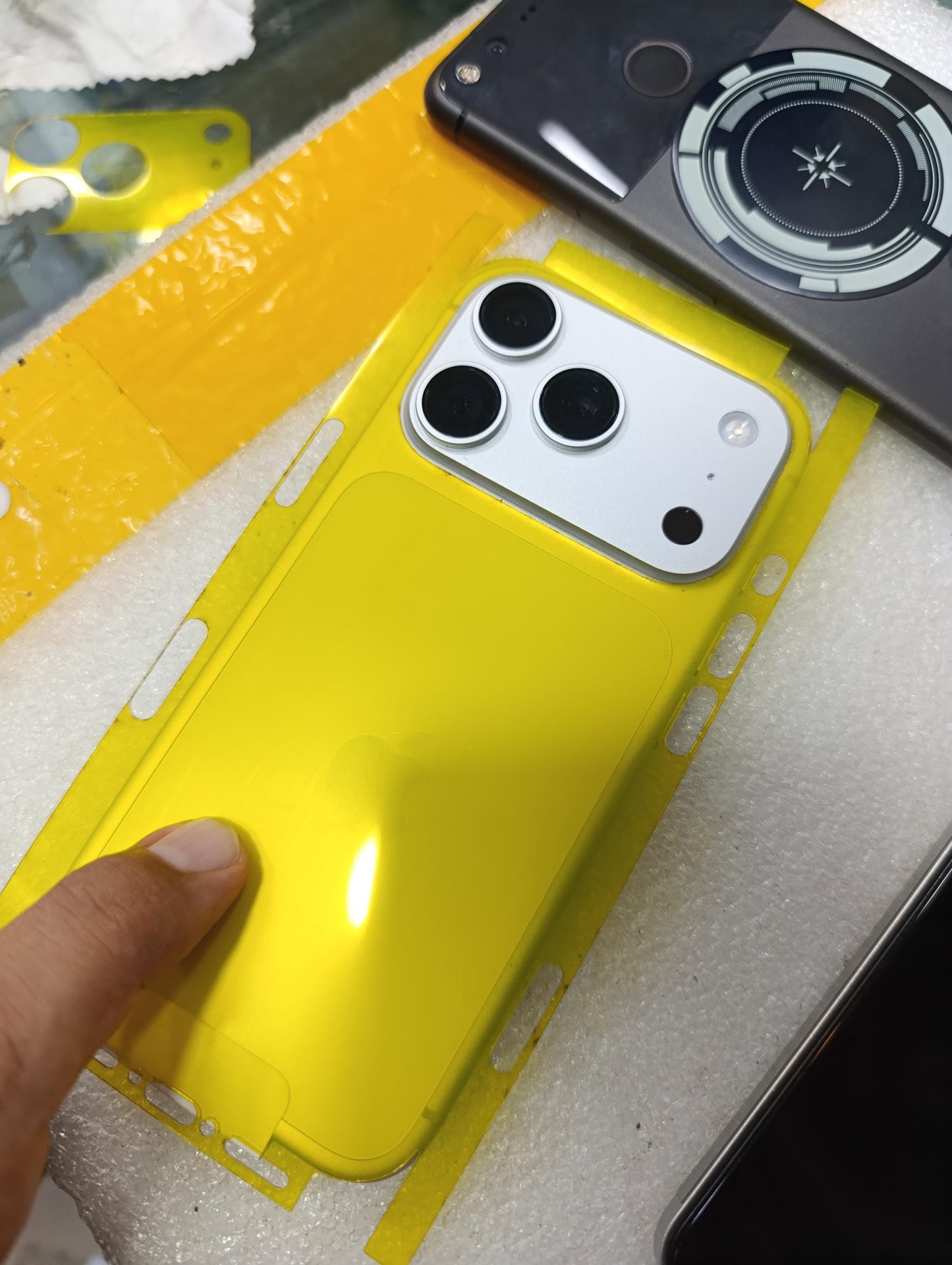 iPhone 17 Pro Case Template With Sim & eSim SVG DXF PNG Cut Files