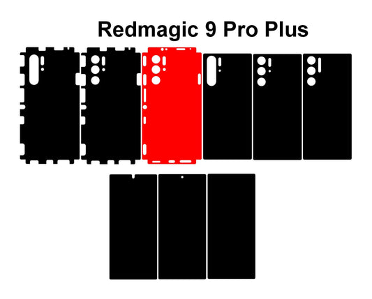 ZTE Nubia RedMagic 9 Pro+ & Pro Skin Vector Templates Cut Files Instant Digital Download